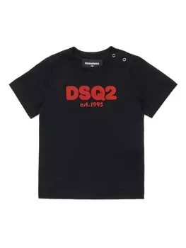 Dsquared2 футболка с логотипом, черный