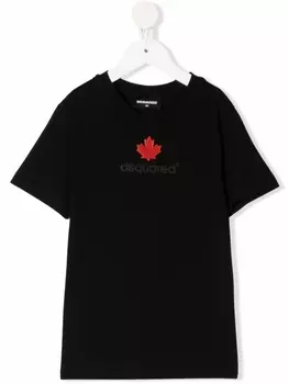 Dsquared2 футболка с логотипом, черный