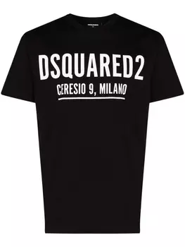 Dsquared2 футболка с логотипом, черный