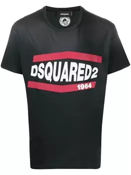 Dsquared2 футболка с логотипом, черный