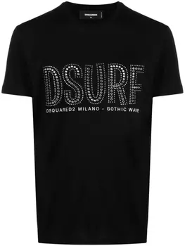 Dsquared2 футболка с логотипом, черный