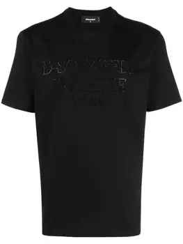 Dsquared2 футболка с логотипом, черный