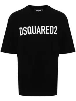 Dsquared2 футболка с логотипом, черный
