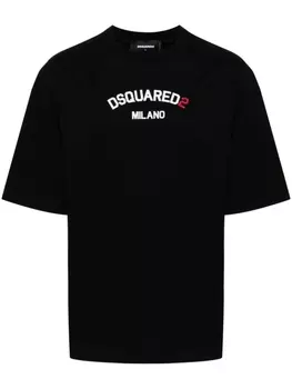 Dsquared2 футболка с логотипом, черный