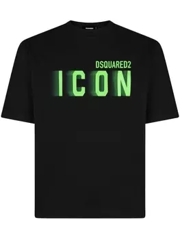 Dsquared2 футболка с логотипом, черный