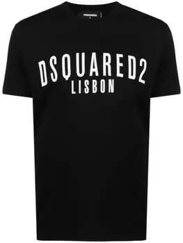 Dsquared2 футболка с логотипом, черный
