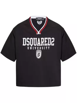 DSQUARED2 футболка с логотипом, черный