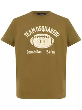 Dsquared2 футболка с логотипом DSQUARED2, зеленый
