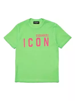 Dsquared2 футболка с логотипом Icon, зеленый