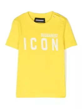 Dsquared2 футболка с логотипом Icon, желтый
