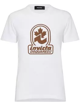 DSQUARED2 футболка с логотипом из коллаборации с Invicta, белый