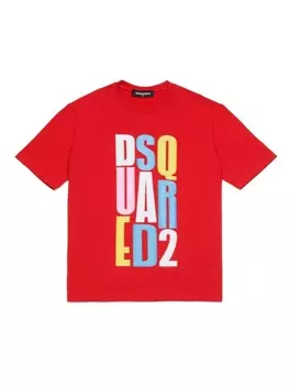 Dsquared2 футболка с логотипом, красный