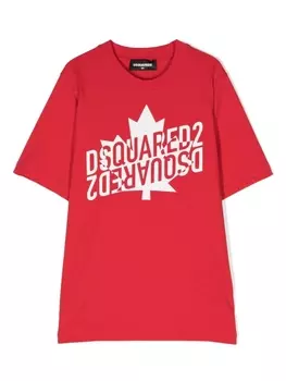 Dsquared2 футболка с логотипом, красный