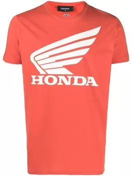 Dsquared2 футболка с логотипом, красный