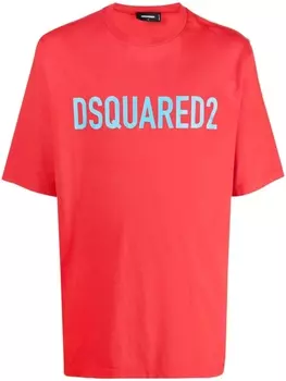 Dsquared2 футболка с логотипом, красный