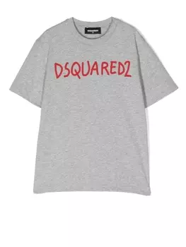 Dsquared2 футболка с логотипом, серый
