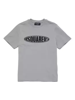 Dsquared2 футболка с логотипом, серый