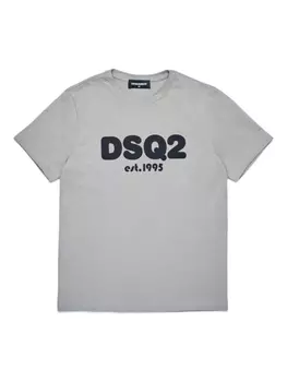 Dsquared2 футболка с логотипом, серый