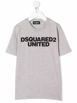 Dsquared2 футболка с логотипом, серый