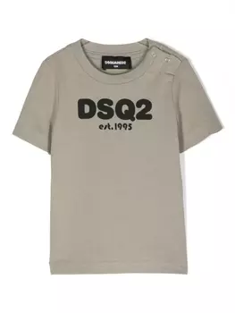 Dsquared2 футболка с логотипом, серый