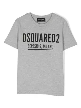 Dsquared2 футболка с логотипом, серый