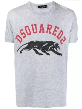 Dsquared2 футболка с логотипом, серый