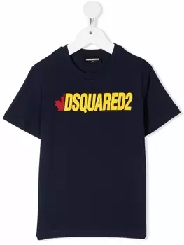 Dsquared2 футболка с логотипом, синий