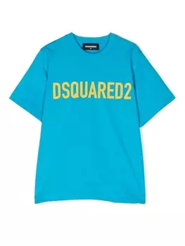 Dsquared2 футболка с логотипом, синий