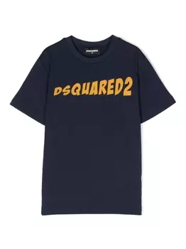 Dsquared2 футболка с логотипом, синий