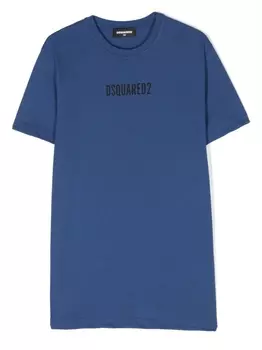 Dsquared2 футболка с логотипом, синий