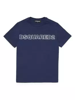 Dsquared2 футболка с логотипом, синий