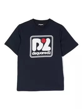 Dsquared2 футболка с логотипом, синий