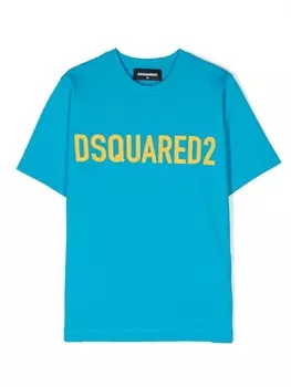 Dsquared2 футболка с логотипом, синий