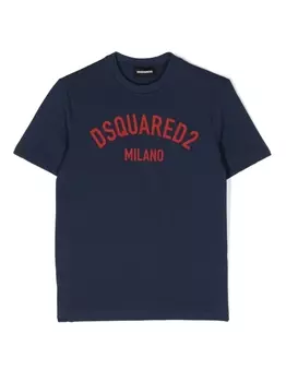 Dsquared2 футболка с логотипом, синий