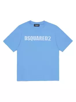 Dsquared2 футболка с логотипом, синий