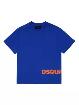 Dsquared2 футболка с логотипом, синий