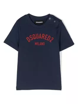 Dsquared2 футболка с логотипом, синий