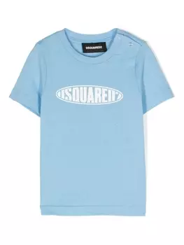 Dsquared2 футболка с логотипом, синий