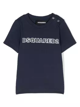 Dsquared2 футболка с логотипом, синий