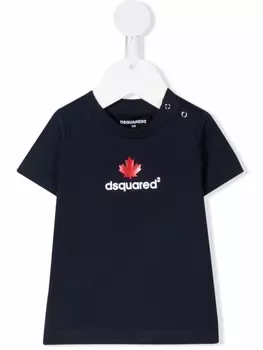 Dsquared2 футболка с логотипом, синий