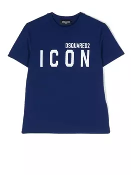 Dsquared2 футболка с логотипом, синий