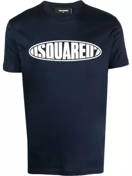 Dsquared2 футболка с логотипом, синий