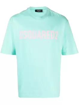 Dsquared2 футболка с логотипом, синий