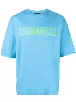Dsquared2 футболка с логотипом, синий
