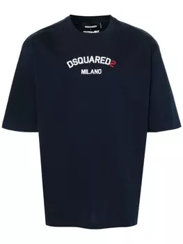 Dsquared2 футболка с логотипом, синий