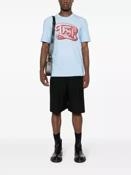 Dsquared2 футболка с логотипом, синий