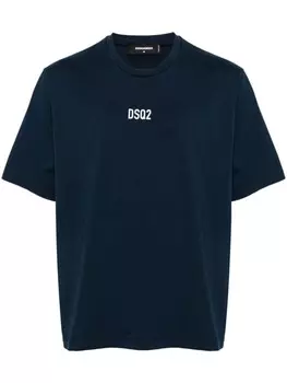 DSQUARED2 футболка с логотипом, синий