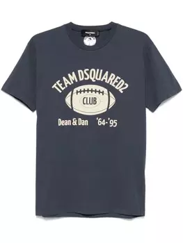 DSQUARED2 футболка с логотипом, синий