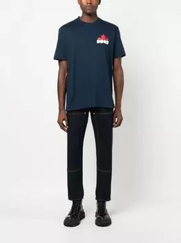 Dsquared2 футболка с логотипом, синий