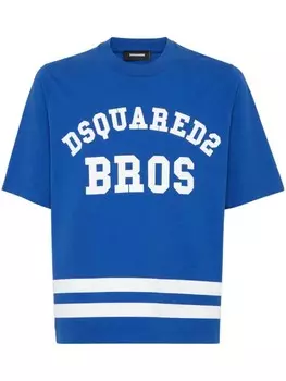 DSQUARED2 футболка с логотипом, синий